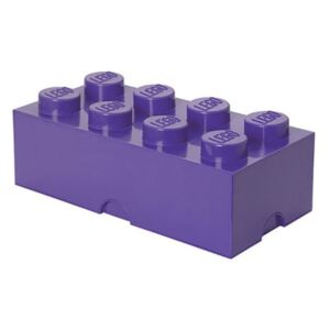 LEGO - Cutie depozitare 2x4, Violet mediu