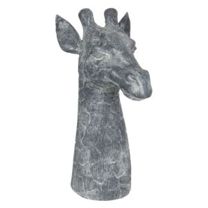Figurina din polirasina gri Girafa 24 cm x 17 cm x 37 h