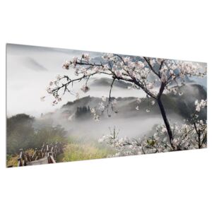 Tablou cu peisaj înflorit de primăvară (Modern tablou, K011207K12050)