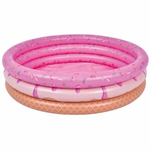 Piscina gonflabila pentru copii, model Donut, capacitate 91L, 120x30 cm