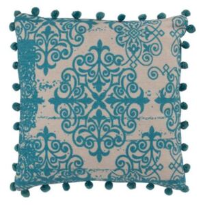 Baroque Perna decorativa, Textil, Turcoaz