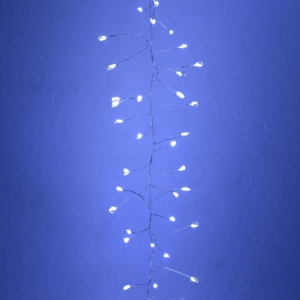 Luminite LED Christmas cu fir argintiu 200 pcs