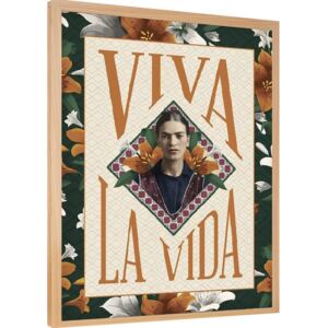 Frida Kahlo - Viva La Vida Afiș înrămat