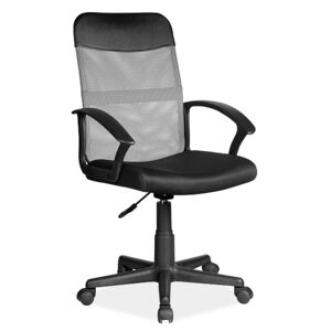 Scaun birou ergonomic, rotativ Q-702 Gri/Negru