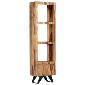 Comodă înaltă, 45 x 28 x 180 cm, lemn masiv de sheesham