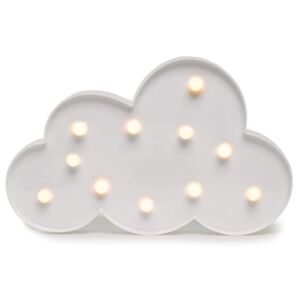 Decorațiune cu LED în formă de nor DecoKing Heaven, înălțime 18 cm