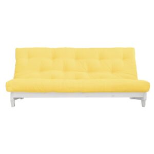 Canapea extensibilă Karup Fresh White/Yellow