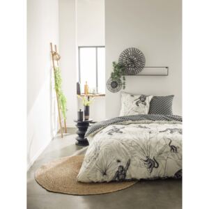 Lenjerie de pat ANIMAL - alb/negru - Mărimea 140x200 + 70x90 cm