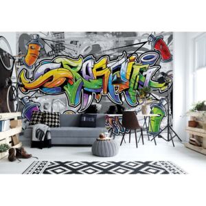 Fototapet GLIX - Graffiti Street Art V + adeziv GRATUIT Tapet nețesute - 254x184 cm