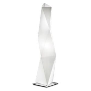 Diamond L - Lampă de podea albă cu forme tridimensionale
