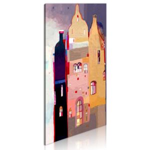 Tablou pe pânză - Fabulous townhouse 40x80 cm