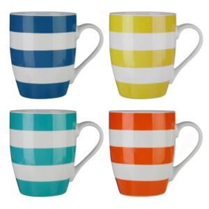 Set 4 căni Premier Housewares Stripes Colorful