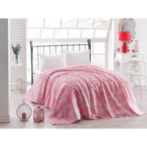 Cuvertură subțire pentru pat Samyel, 200 x 235 cm, roz