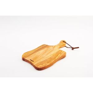 Tocător din lemn de măslin Bisetti Olive, 34 x 19 cm