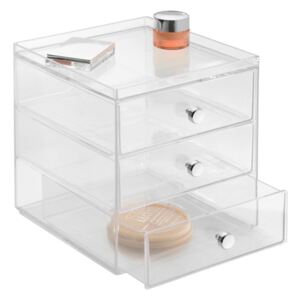 Organizator transparent InterDesign Drawers, înălțime 18 cm