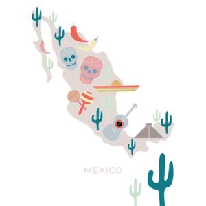 Harta Mexico Map No 1, 1x Studio II