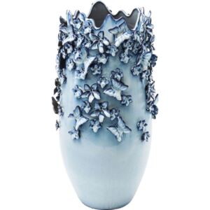 Vază Kare Design Butterflies, 50 cm, albastru