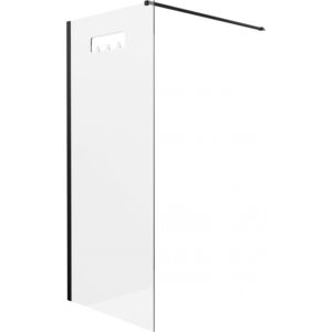 Paravan dus walk-in sticla securizata 100x200 cm negru Deante, Mokko 100x200 cm, Negru