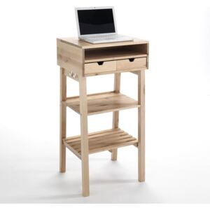 Masă pentru laptop din lemn de mesteacăn Tomasucci Arch