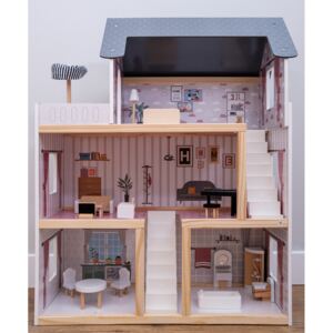 Casă din lemn pentru păpuși Amélie Mini house