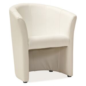 Fotoliu piele ecologica crem TM-1, 67x60x76 - LOW STOCK 18.05.2021