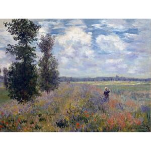 Tablou Claude Monet - Poppy Fields near Argenteuil, 40x30 cm