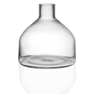 Vază din sticlă Versa Prahna, înălțime 19,5 cm, transparent