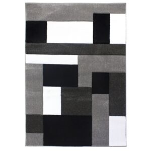 Covor Flair Rugs Cosmos Black Grey, 80 x 150 cm, negru - gri