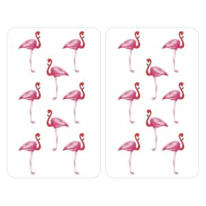 Protecție din sticlă pentru aragaz Wenko Flamingo, 2 buc