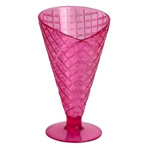 Pahar din plastic Navigate Sundae Cone, roz