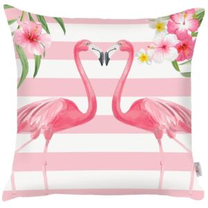 Față de pernă Apolena Lovely Flamingos, 43 x 43 cm, roz
