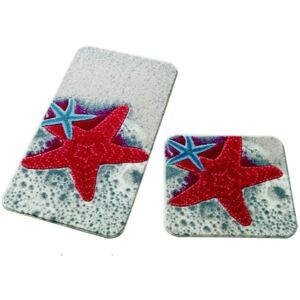 Set 2 covorașe de baie Confetti Bathmats Starfish