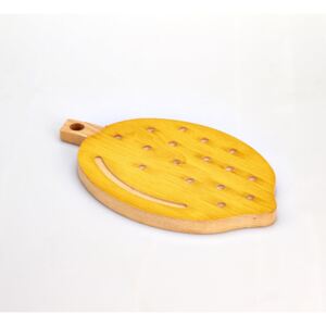 Tocător din lemn de fag Bisetti Lemon, 21 x 34 cm