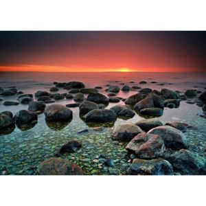 Buvu Fototapet vlies: Pietre pe plaja (1) - 184x254 cm