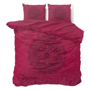 Lenjerie de pat din bumbac Sleeptime Kaleido, 200 x 220 cm