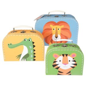 Set 3 valize pentru copii Rex London Colourful Creatures