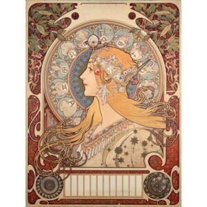 Mucha, Alphonse Marie - Poster by Alphonse Mucha for the magazine “La plume”” Reproducere