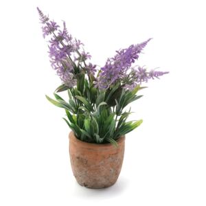 Ghiveci cu plantă de levănțică artificială Versa Lavender
