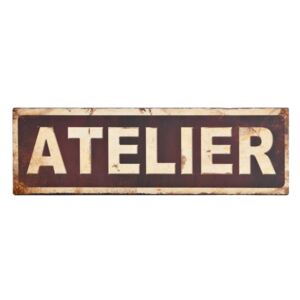 Inscripție metalică Antic Line Atelier, 35 x 11 cm