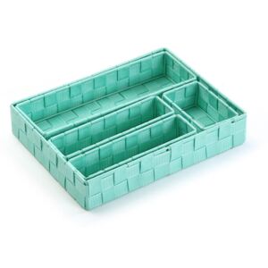 Set 5 cutii pentru depozitare Versa Green Pastel, verde