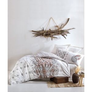 Lenjerie de pat cu cearșaf din bumbac Materro Callito, 160 x 220 cm