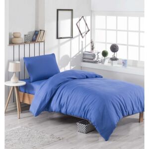 Lenjerie de pat cu cearșaf Basso Azul, 160 x 200 cm, albastru