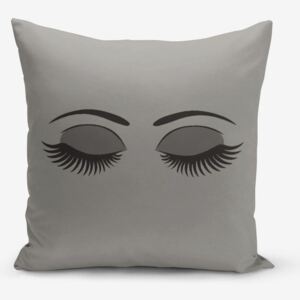 Față de pernă Minimalist Cushion Covers Lash, 45 x 45 cm, gri