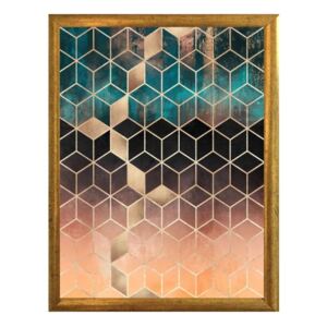 Poster cu ramă Piacenza Art Hexagon, 30 x 20 cm