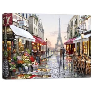 Tablou Styler Canvas Watercolor Paris I, 75 x 100 cm