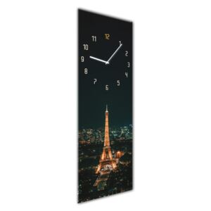 Ceas de perete Styler Glassclock Paris, 20 x 60 cm