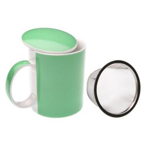 Cană cu sită Versa Green Tea Mug, verde