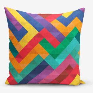 Față de pernă cu amestec din bumbac Minimalist Cushion Covers Colorful Geometric Desen, 45 x 45 cm