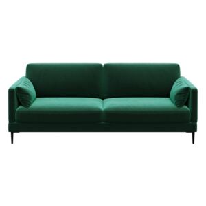 Canapea cu 3 locuri Levie, verde închis