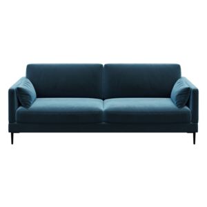 Canapea cu 3 locuri Levie, albastru închis